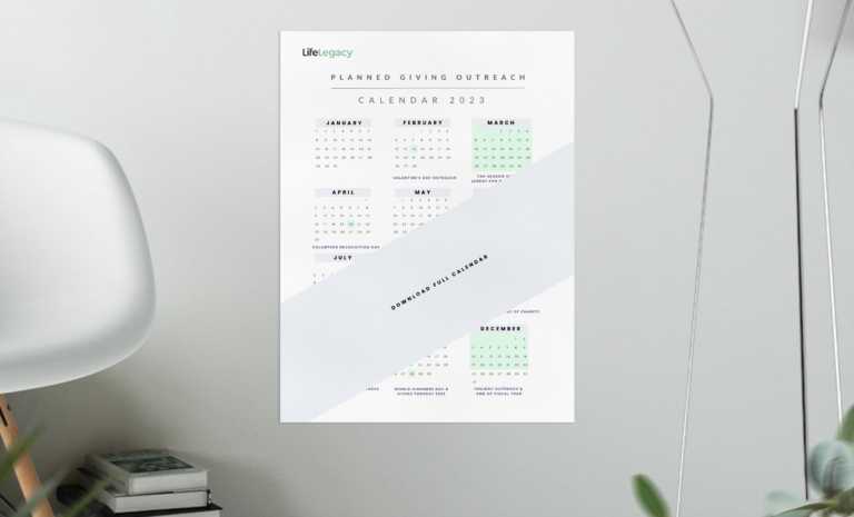 Planned Giving Calendar - Free